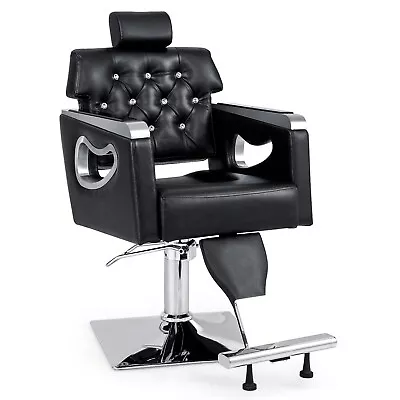 Hairstylist Styling Salon Chair Adjustable Swivel Barber Chair Beauty Equipment  • £228.95