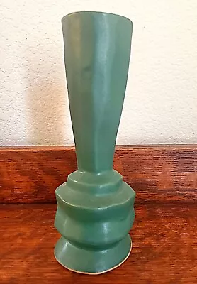 Art Pottery Matte Green Vase  • $49.95