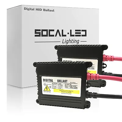 SOCAL-LED 2x Digital HID Ballast Replacement 35W DC Slim Design For Lexus Acura • $18.59