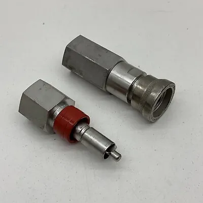 Swagelok 316 QC8 Tube Fitting Quick Connect 1/2  NPT - Male/Female Pair • $29.99
