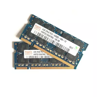 Hynix 4GB PC2-6400 DDR2-800 HMP351S6AFR8C-S6 SODIMM Laptop Memory Ram • $28.99