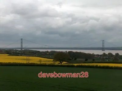 £1.70 • Buy Photo  The Humber Bridge On A Grey Day In May Viewed From The Swanland/ferriby R