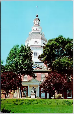 Maryland State Capitol Anapolis Maryland Colonial State House Vintage Postcard • $3.86