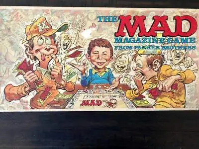 MAD Magazine Board Game Parker Brothers 1979 Vintage NEAR Complete • $46.32