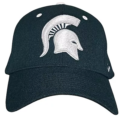 Michigan State Spartans Hat Cap By Zephyr Stretch Fit Small Sparty Green • $22.99