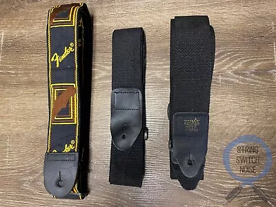 3 X Guitar Strap Pack -  Fender Ernie Ball • $39