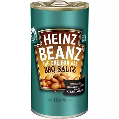 Heinz Baked Beans In BBQ Sauce Can 555g • $14