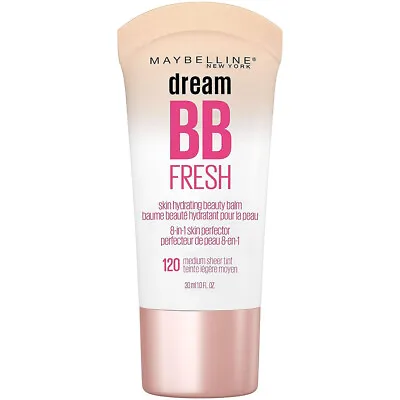 Maybelline Dream Fresh BB Cream. 8-in-1 Skin Perfector. Medium Tint 120. 1 Fl.oz • $11.41