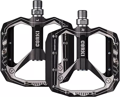 Extra Large Mountain Bike Pedals Flat Aluminum Alloy MTB Pedals Wide Platform  • $46.21