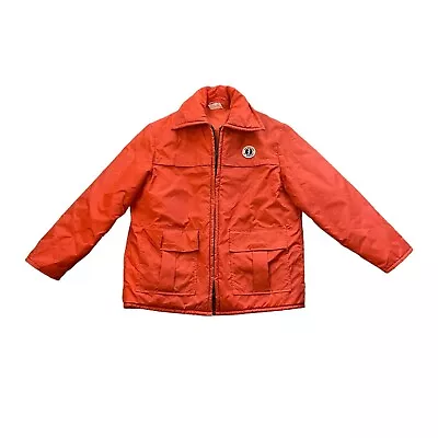 THE FLOATER BY MUSTANG Men XXL Buoyant Marine Coat Jacket Orange • $125.02