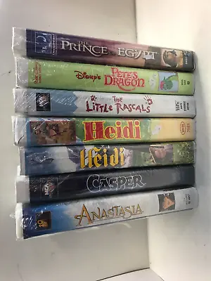 Walt Disney Home Video Factory  Sealed Lot Of 7 VHS Tapes  Vintage Classic Kids • $20