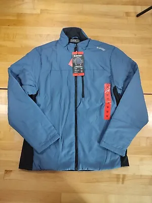 Hi-Tec Men's Blue Thermo Filled Insulated Transitional Full Zip Jacket Medium • $23.89