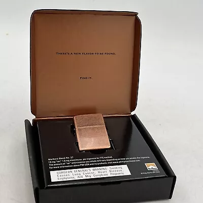 VTG New NIB Zippo B 2003 Marlboro No 27 Copper Lighter Insert Made In USA Sealed • $89.95