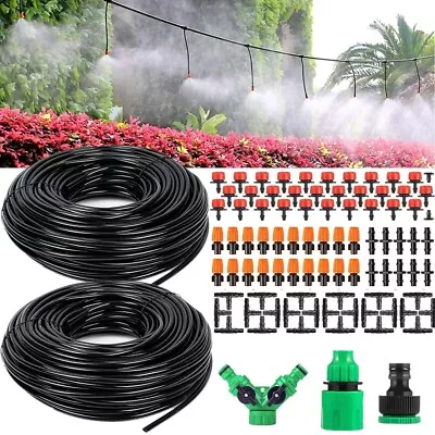 20/50ft Outdoor Patio Water Mister Mist Nozzle Misting Cooling System Fan Cooler • $19.90