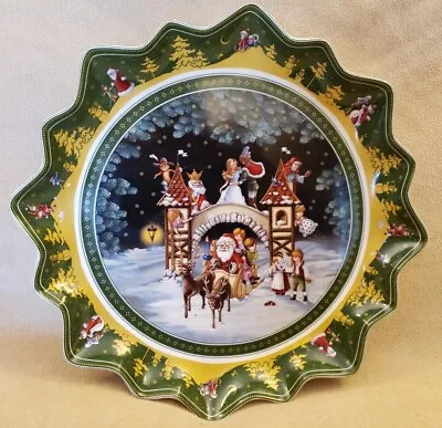 Villeroy & Boch Christmas Platter 15.25  Diameter 1.5  Depth Excellent Cond. • $120