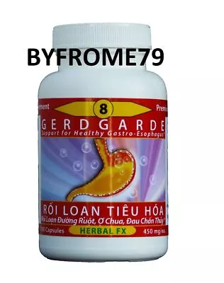 Herbal Fx #8 GERDGARDE - Toan Chan RỐI LOẠN TIÊU HÓA - 100 Capsules - 450 Mg • $49.95