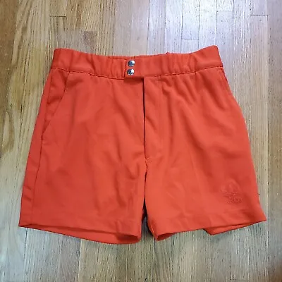 Vintage Adidas Mens Athletic Shorts Sz 28 Stretch Snap Button Zip Short Shorts • $18.05