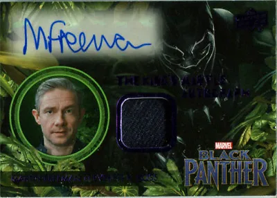 Marvel Black Panther Autograph Costume Card KMA-ER Martin Freeman As Ross • $498.75