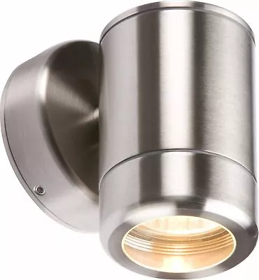 £43.99 • Buy Knightsbridge IP65 Stainless Steel Single Fixed Outdoor GU10 LED Light Fitting