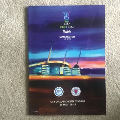 £9.99 • Buy UEFA CUP FINAL 2008  Zenit V Rangers- Official Programme