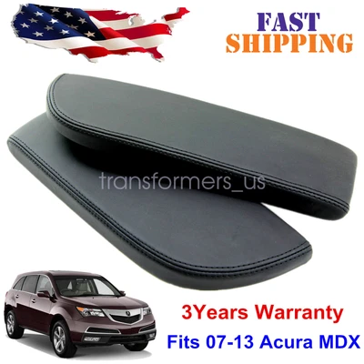 $9.59 • Buy Fits 2007-2013 Acura MDX Leather Center Console Lid Armrest Cover Skin Black