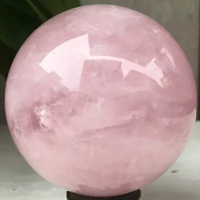 1.52LB Natural Pink Quartz Rose Quartz Ball Crystal Sphere Meditation Healing • $0.99