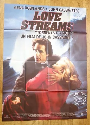 LOVE STREAMS John Cassavetes Original LARGE French Movie Poster '84 • $149