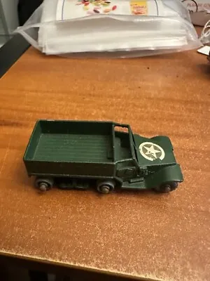 Matchbox Vintage Personnel Carrier Army Green  Lesney England # 49 • $28.79