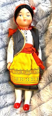 Rare Vintage Russian Ukraine Doll Ethnic Dress 1979 USSR Soviet Collectible 12   • $23