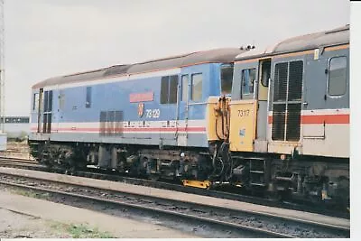 Rail Photo Class 73 73129 73117  At Old Oak Common  17-10-98 • £2.75