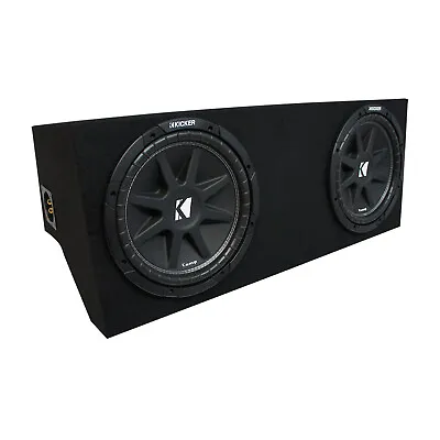 05-15 Ford Mustang Coupe Kicker Comp C10 Dual 10  Custom Sub Box New Final 2 Ohm • $285.95