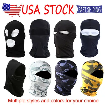 Balaclava Face Mask Windproof Neck Gaiter Warmer Military Camo Full Face Mask US • $8.99