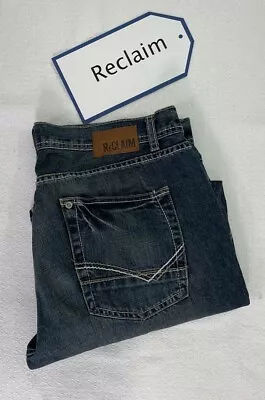 Mens Buckle ReClaim Slim Straight Jeans 36R (38Wx27.5L) Denim 100% Cotton • $19.75
