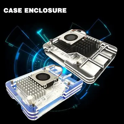 Transparent Clear Case Enclosure Box For Raspberry 5B505| Case 5 Pi S4U5 • $9.02