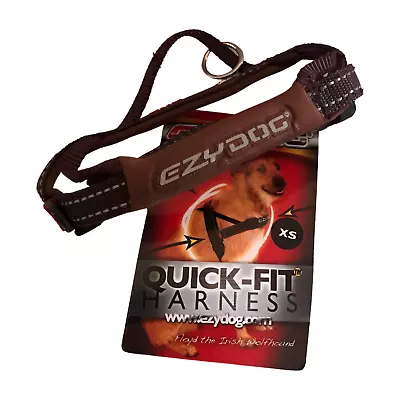 Ezydog Quick-Fit Harness XS Girth 38-46cm  (Brown) • $22