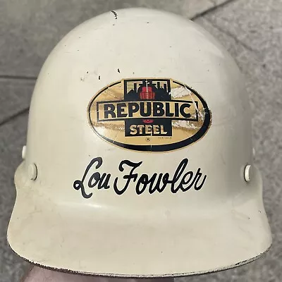 Vintage Hard Hat MSA Skullgard Mine Safety Appliances Republic Steel Cap Helmet • $149.99