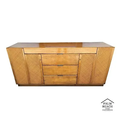 Vintage MCM Dresser Credenza Glass Top By FOUNDERS • $1795