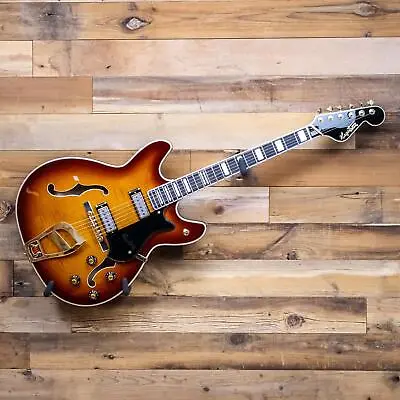 Open Box Hagstrom '67 Viking II Hollowbody Electric Guitar Vintage Sunburst • $799.99