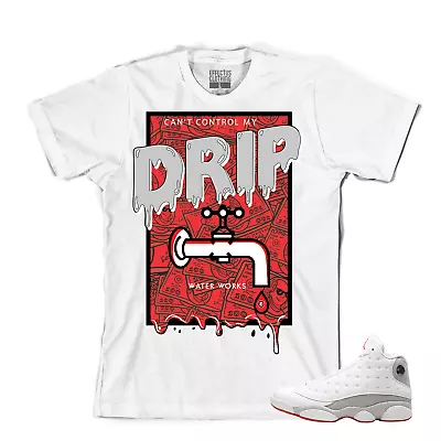 Tee To Match Air Jordan Retro 13 Wolf Grey. Waterworks Tee. • $24