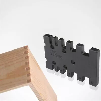 Woodworking Tenon Gauge Template Track Miter Mortise Dovetail Maker Jig Block • $20.68