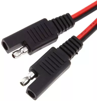 SAE Bullet Connector 2 Pin Plug Male To Male 18AWG 60cm • $7.95