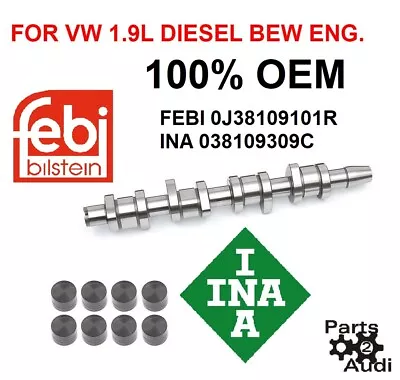 Engine Camshaft Kit W/ Follower Lifters  For VW TDI  1.9L Diesel BEW Engines • $333.33