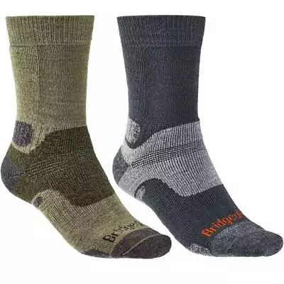 Bridgedale Mens Hike Midweight Merino Wool Boot Sock Walking Hiking Sports • $28.56