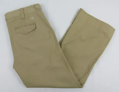 J. Crew Chino Pants City Fit Classic Twill Broken In Weathered Tan Womens 0 R • $9.95
