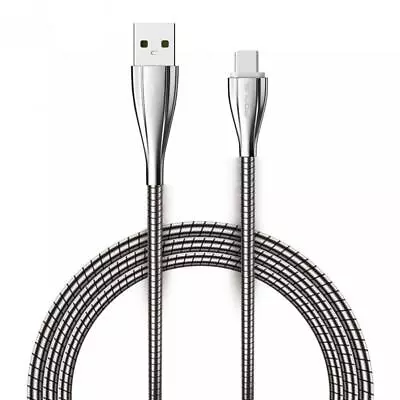 Metal Usb Type-c Cable Fast Charge Power Cord Data Sync Usb-c Wire 6ft Long R89 • $11.37