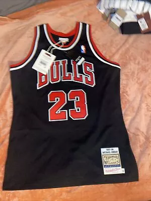 Mens XL Michael Jordan Mitchell And Ness Jersey 1997 Chicago Bulls $300 Msrp • $186
