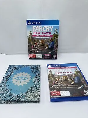 Far Cry New Dawn - Steelbook Edition - Sony PlayStation 4 PS4 Ubisoft Aus Seller • $49.95