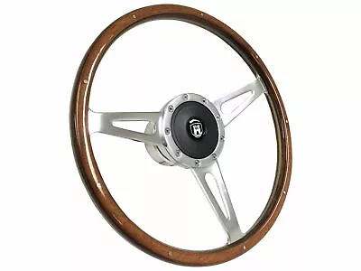 1961-74.5 VW S9 Classic Wood Steering Wheel Kit Castle Emblem • $360.79