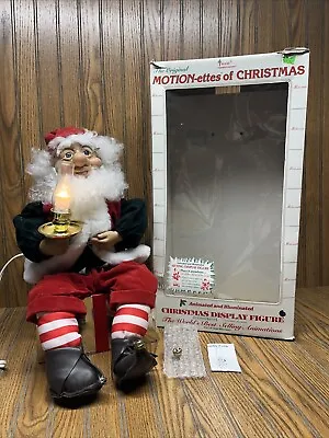 Telco Motionettes Animated Illuminated Christmas Display Santa Elf 20  1990 • $76.49