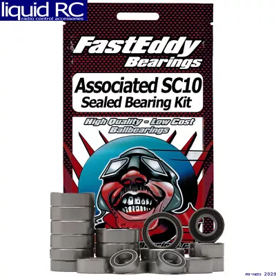 FastEddy Bearings 209 Team Associated SC10 2WD Sealed Bearing Kit (inch) • $19.99